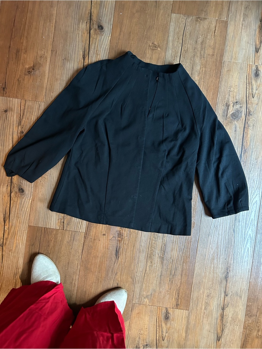 Banana Republic Black Tailored Blazer Jacket